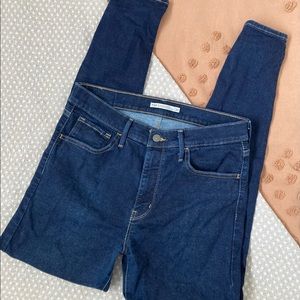 Levi’s 720 high waisted dark blue jeans, 30x32
